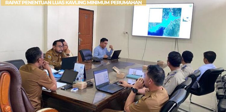 RAPAT PENENTUAN LUAS KAVLING MINIMUM PERUMAHAN DALAM PENYUSUNAN RDTR KAWASAN PERKOTAAN TENTENA